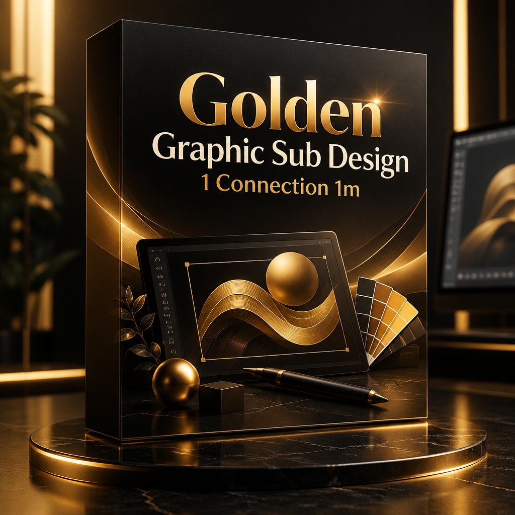Golden Graphic Sub Design 1 Connection 1m — Graphics & Design preview
