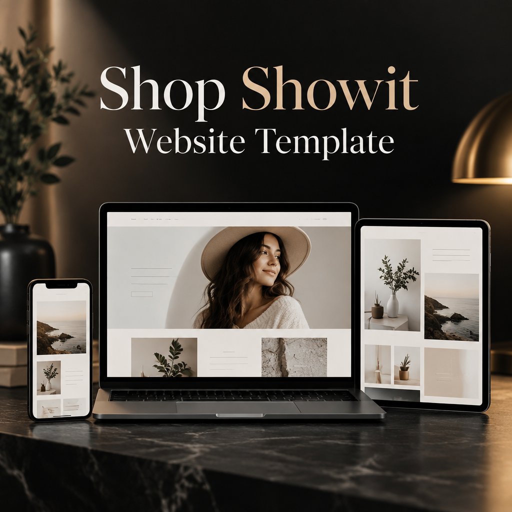 Shop Showit Website Template — Website Templates preview